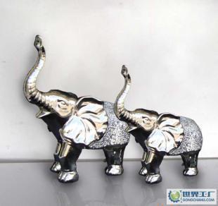 高檔純手工電鍍貼貝殼陶瓷仿古擺件裝飾品大象_禮品、工藝品、飾品_世界工廠網中國產品信息庫