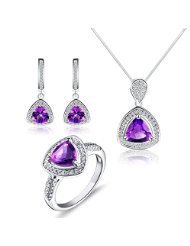 純銀 - 晶石奇緣 - 珠寶首飾 - 亞馬遜