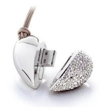 swarovski施華洛世奇水晶鏈墜u盤 半點心984461 正品 珠寶首飾