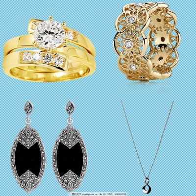 戒指項(xiàng)鏈吊墜首飾免摳png透明圖層素材